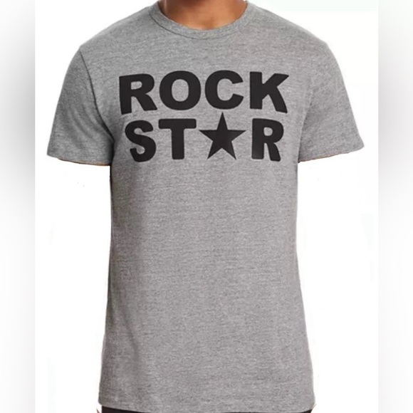 Chaser | NWT Streaky Grey Rock Star Short Sleeve Tee Shirt Small - Picture 1 of 2